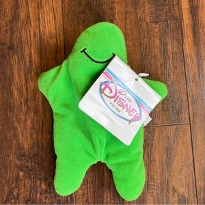 Flubber Mini‎ Bean Bag Plush Disney Store Green NWT Tag Is Creased